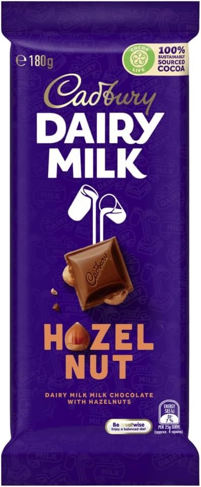 Cadbury Dairy Milk Hazelnut Chocolate Block 13 Pack, 13 x 180g - Image 2